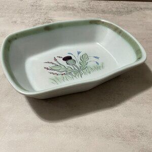 Vintage Buchan Scotland Thistleware 9" Rectangular Baking Dish Stoneware 270/9